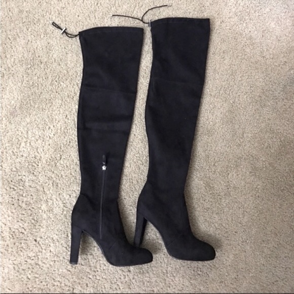Sam Edelman Kent Suede Thigh High Boots - Picture 2 of 2